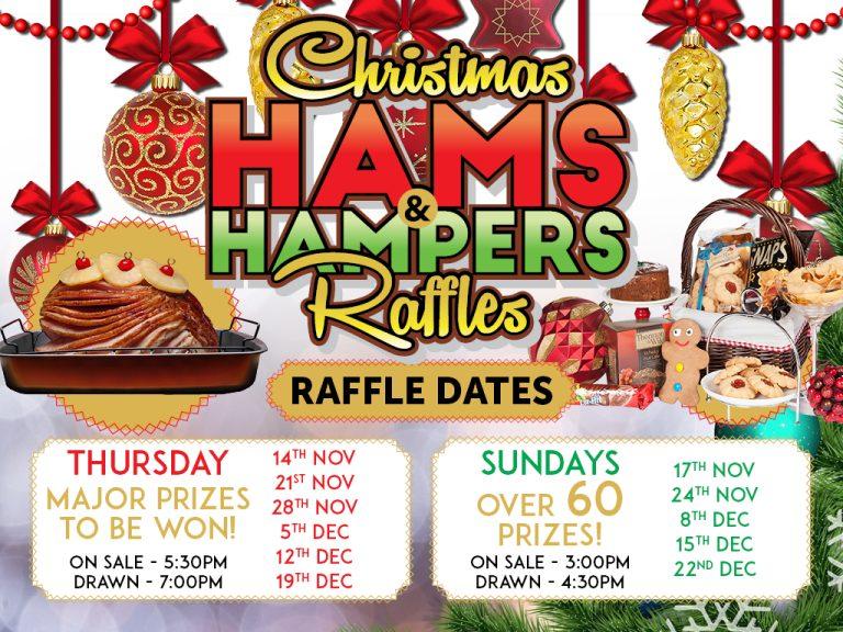 Christmas Hams & Hampers Raffle - Sunday Raffles - Penrith RSLPenrith RSL