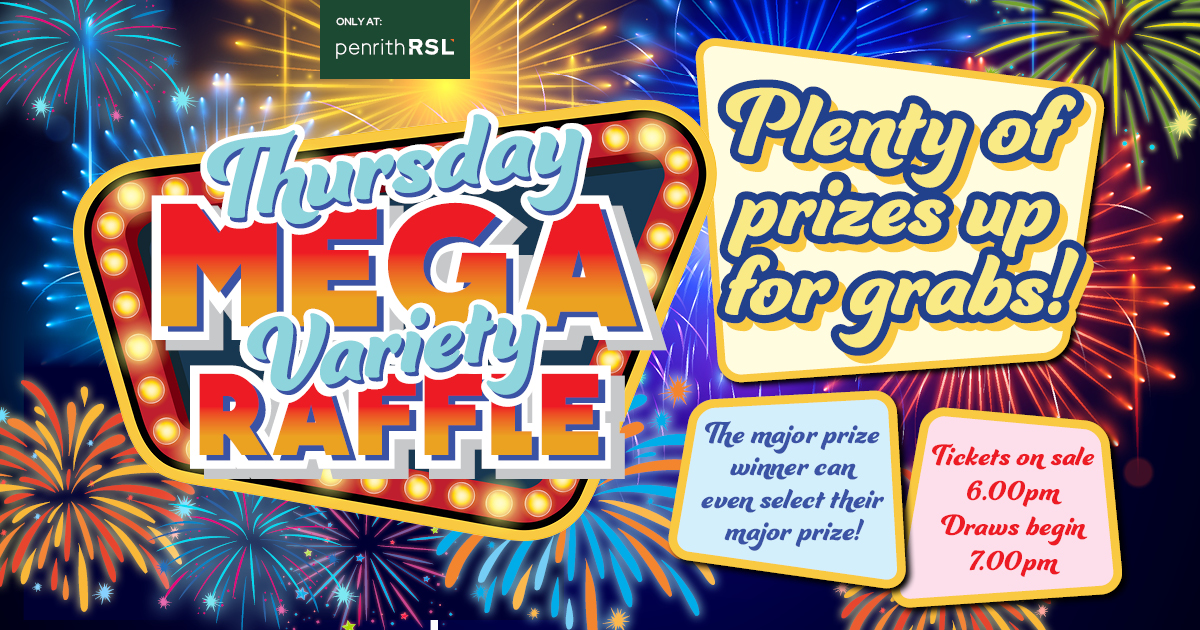 Thursday Mega Variety Raffle